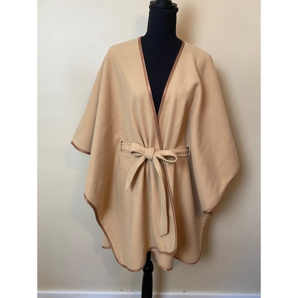 Ann Taylor Tops - ann taylor belted cape poncho small